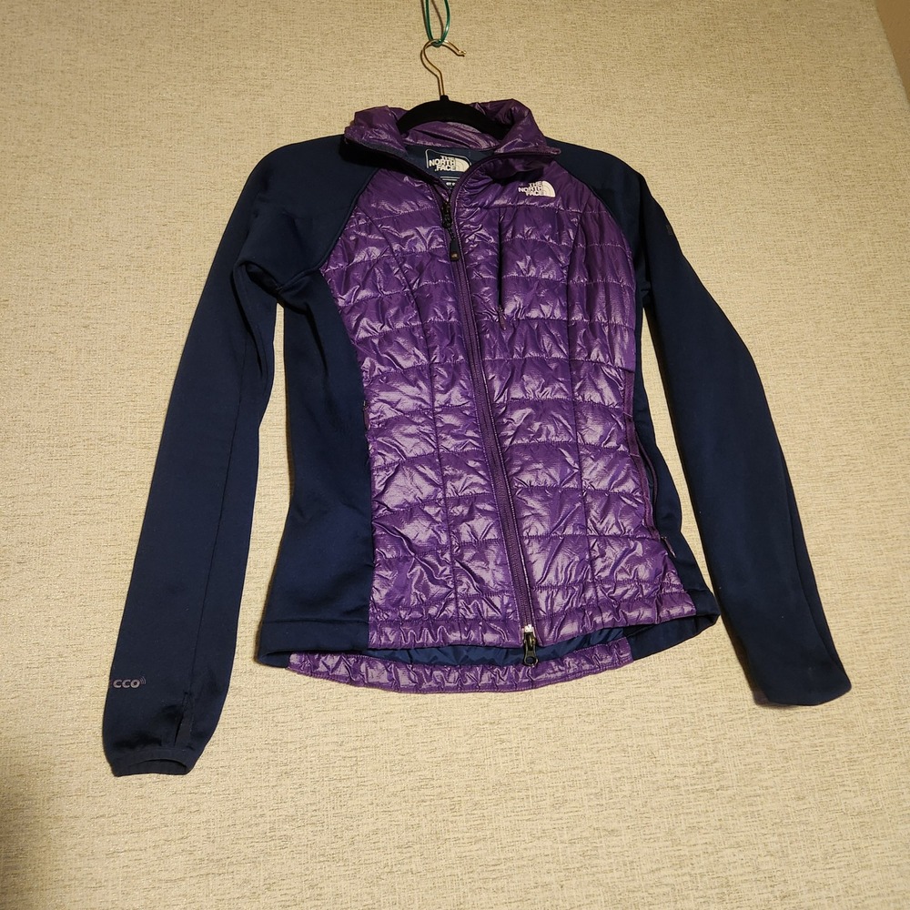The North Face Summit Series Jacket Womens Small Purple Recco Hybrid Puffer ATKT